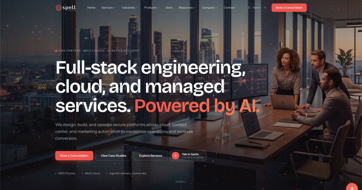 Spell Solutions | Cloud, AI, Software Engineering, Managed Services